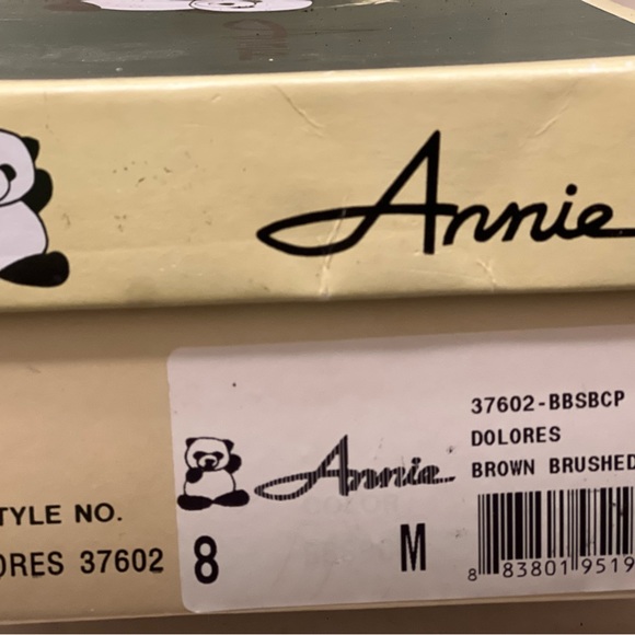 Annie Delores Brown Brushed size 8 - Picture 6 of 6